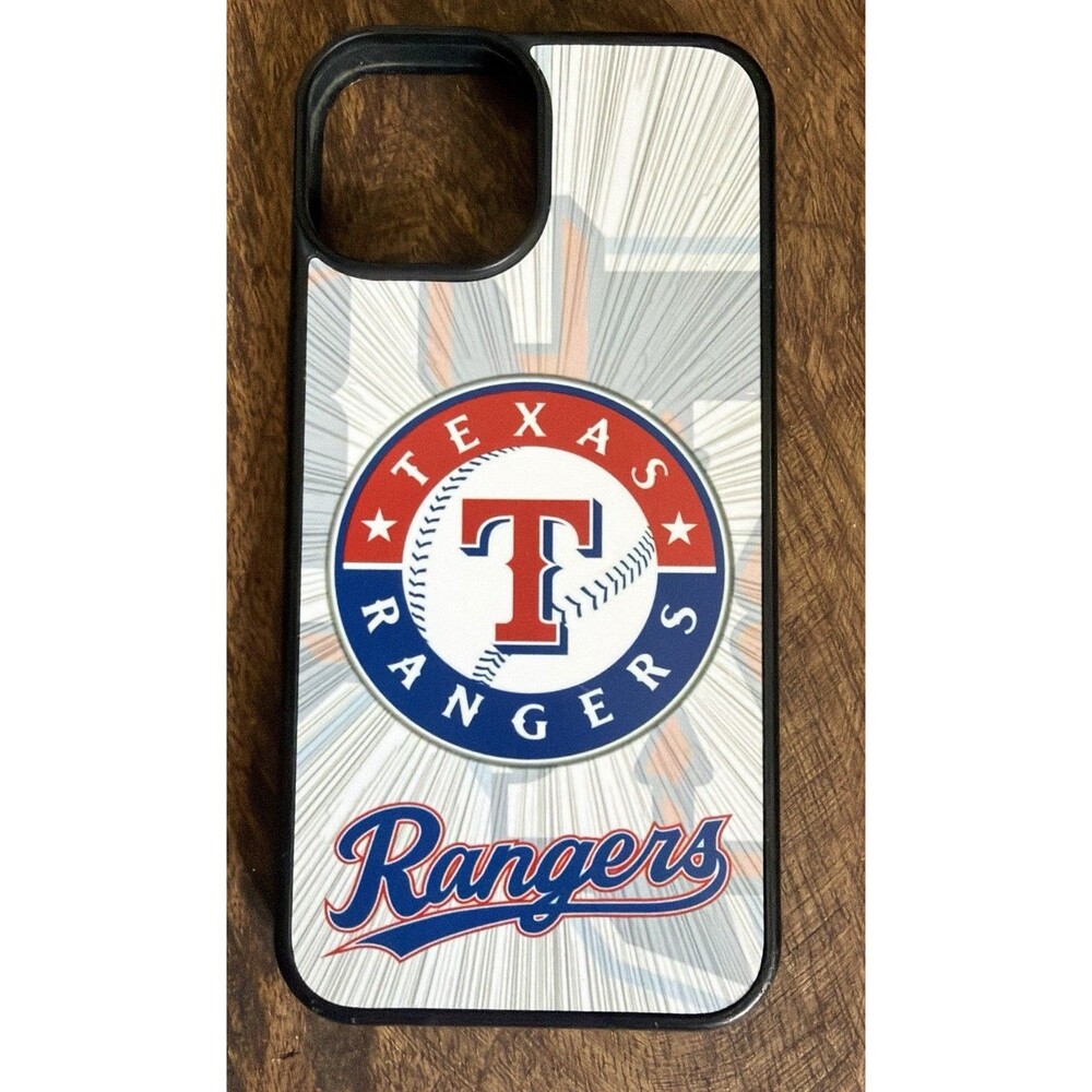 iPhone 14 Case Texas Rangers MLB Baseball Logo Print